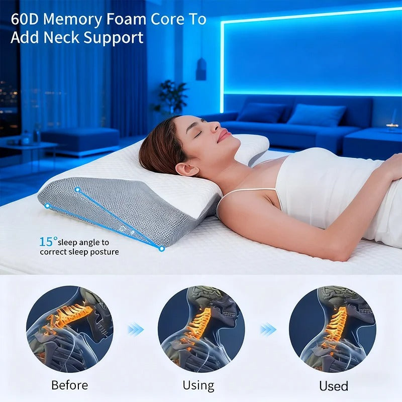 Butterfly Contour Pillow : No more neck pain!