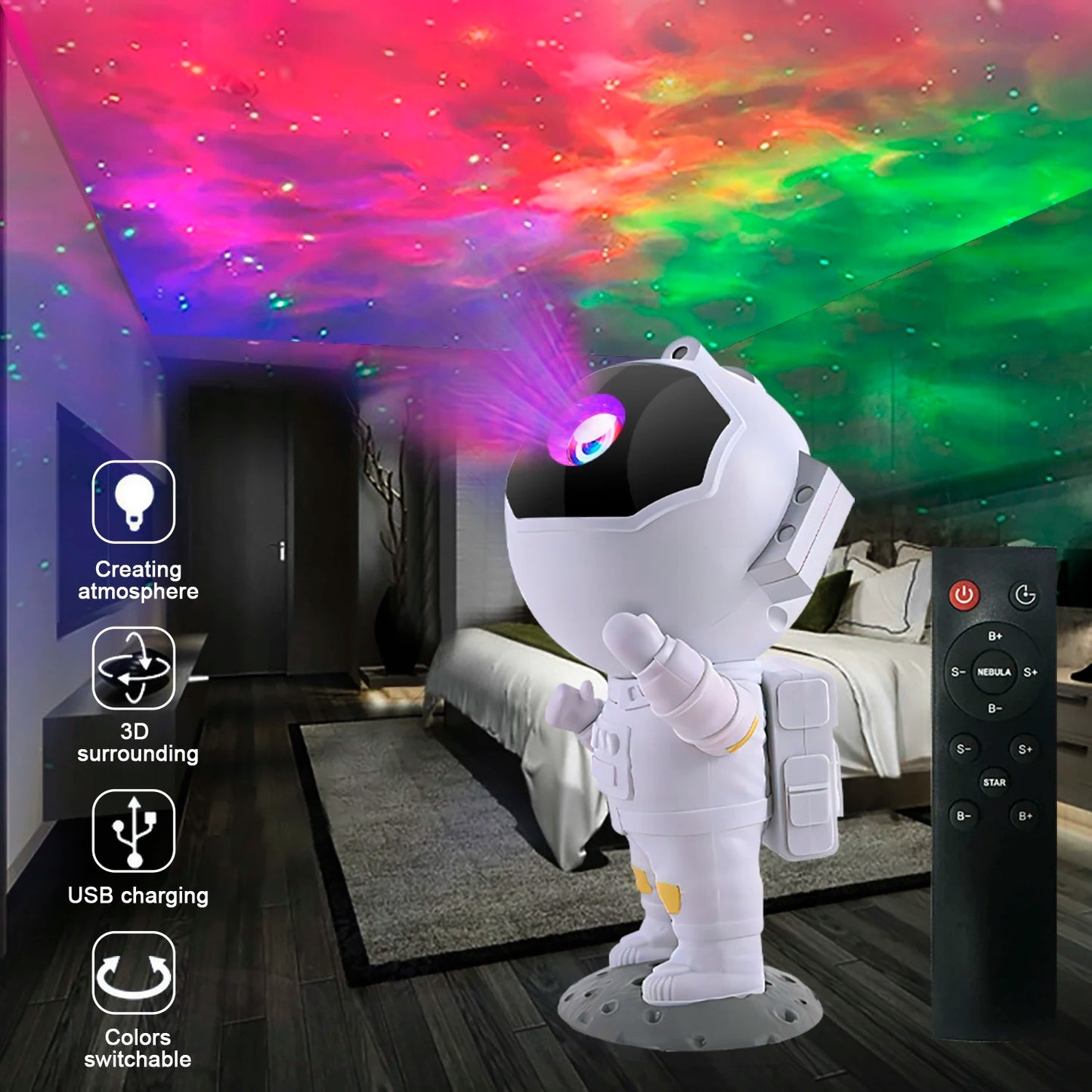 Astronaut Nebula Projector