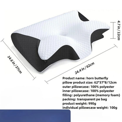 Butterfly Contour Pillow : No more neck pain！